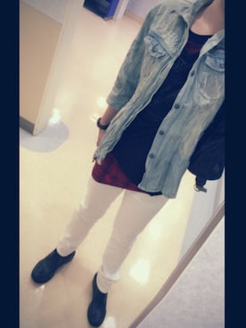「Buffalo Bobs（バッファローボブズ）のアイテム（ハンドバッグ）」を使った、TOMOYAさん（メンズ・171cm）の夏コーディネート