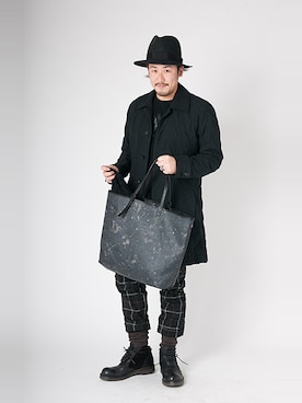 「glamb（グラム）のアイテム（カバーオール）」を使った、【glamb】TOMIYAMAさん（メンズ・173cm）の春コーディネート