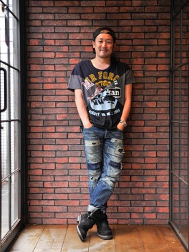 【glamb】TOMIYAMAさんのコーディネート