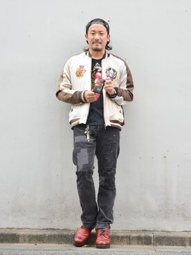 【glamb】TOMIYAMAさんのコーディネート