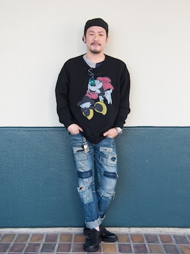 【glamb】TOMIYAMAさんのコーディネート