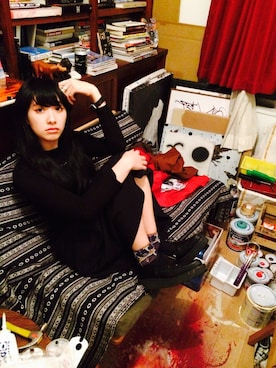 中田クルミさん（レディース・168cm）の春コーディネート