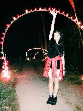 中田クルミさん（レディース・168cm）の夏コーディネート