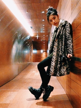 中田クルミさん（レディース・168cm）の春コーディネート