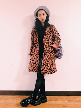 「G.V.G.V.（ジーヴィージーヴィー）のアイテム（その他アウター）」を使った、中田クルミさん（レディース・168cm）の春コーディネート