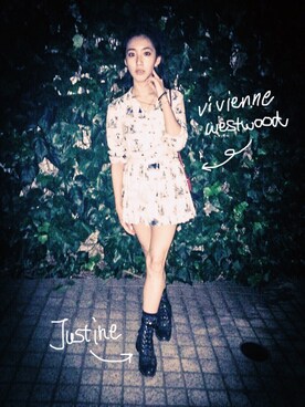 中田クルミさん（レディース・168cm）の秋コーディネート