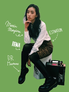 中田クルミさん（レディース・168cm）の春コーディネート