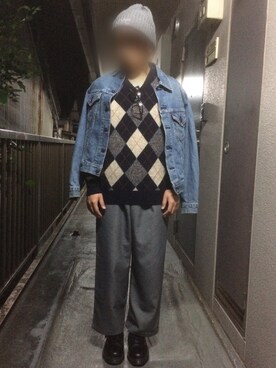 「Dr. Martens（ドクターマーチン）のアイテム（ブーツ、ブラック系）」を使った、mozukuさん（メンズ・165cm）の秋コーディネート
