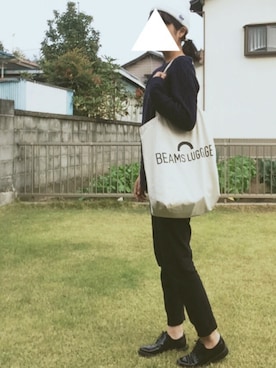 「Another Edition」｜「アイテム（ニットキャップ/ビーニー）」を使った、Tom☺︎さん（レディース・157cm）の秋コーディネート
