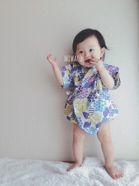 みわこさん（キッズ・70cm）の夏コーディネート