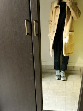 「UPTIGHT（アップタイト）のアイテム」を使った、はやまさん（レディース・153cm）の冬コーディネート