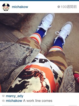 「NESTA（ネスタ）のアイテム」を使った、m!chaさん（レディース・148cm）の春コーディネート