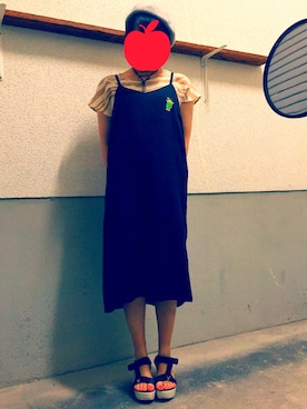 「スポサン」｜「アイテム（ハンチング/ベレー帽）」を使った、asさん（レディース・158cm）の夏コーディネート