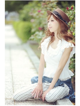 清水夏姫さん（レディース・160cm）の春コーディネート