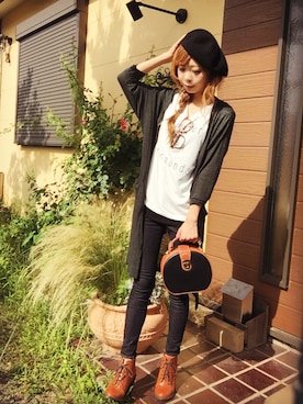 清水夏姫さん（レディース・160cm）の夏コーディネート