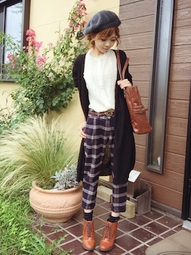 清水夏姫さん（レディース・160cm）の夏コーディネート