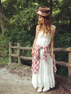 清水夏姫さん（レディース・160cm）の秋コーディネート