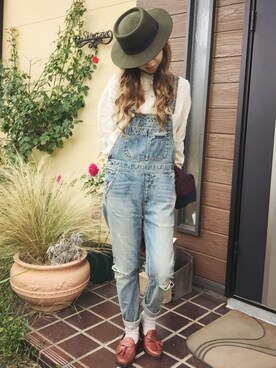 清水夏姫さん（レディース・160cm）の秋コーディネート