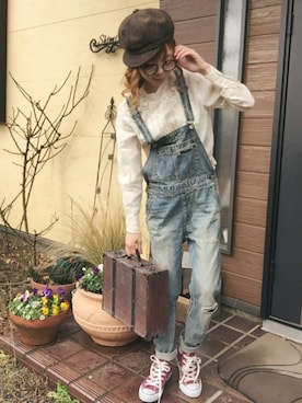 清水夏姫さん（レディース・160cm）の春コーディネート