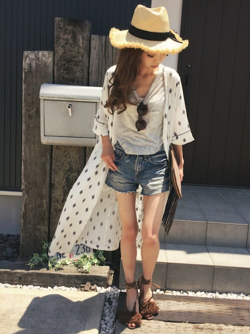 清水夏姫さんのコーディネート