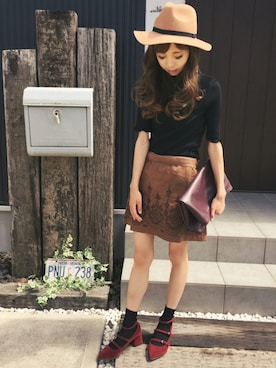清水夏姫さん（レディース・160cm）の夏コーディネート