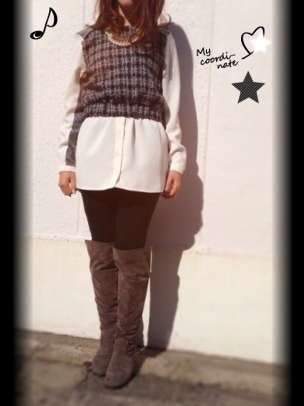 秋コーディネートの1枚目の写真