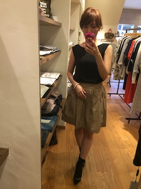 「mimi&roger（ミミアンドロジャー）のアイテム」を使った、omaiさん（レディース・161cm）の夏コーディネート