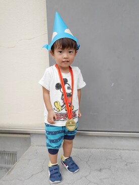 レイルッコさん（キッズ・90cm）の秋コーディネート