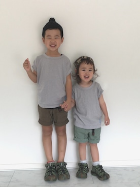 reo×noaさん（キッズ・110cm）の夏コーディネート
