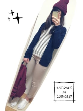 「CONVERSE（コンバース）のCONVERSE コンバース ジャック パーセル / JACK PURCEL（スニーカー）」を使った、kikiさん（レディース・163cm）の春コーディネート