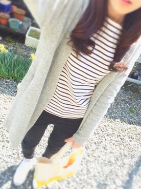 「CONVERSE（コンバース）のCONVERSE コンバース ジャック パーセル / JACK PURCEL（スニーカー）」を使った、kikiさん（レディース・163cm）の春コーディネート