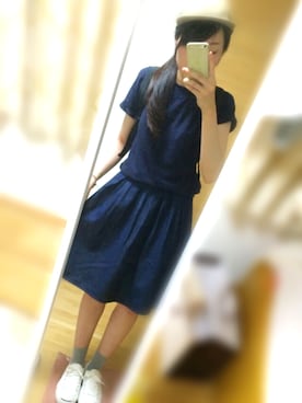 「CONVERSE（コンバース）のCONVERSE コンバース ジャック パーセル / JACK PURCEL（スニーカー）」を使った、kikiさん（レディース・163cm）の夏コーディネート