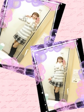 「CECIL McBEE（セシルマクビー）のアイテム（ニット/セーター）」を使った、LadiesLike　優稀。®さん（メンズ・171cm）の冬コーディネート
