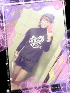 「CECIL McBEE（セシルマクビー）のアイテム（パンツ）」を使った、LadiesLike　優稀。®さん（メンズ・171cm）の春コーディネート