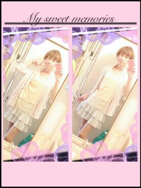 「CECIL McBEE（セシルマクビー）のアイテム（Tシャツ/カットソー）」を使った、LadiesLike　優稀。®さん（メンズ・171cm）の春コーディネート