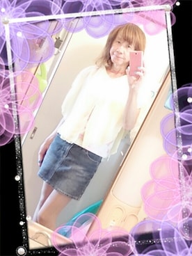 「CECIL McBEE（セシルマクビー）のアイテム（Tシャツ/カットソー）」を使った、LadiesLike　優稀。®さん（メンズ・171cm）の春コーディネート