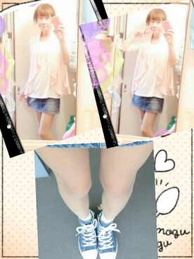 「CECIL McBEE（セシルマクビー）のアイテム（ジャケット/アウター）」を使った、LadiesLike　優稀。®さん（メンズ・171cm）の夏コーディネート