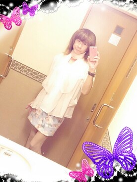 「アイテム（タイツ/ストッキング）」を使った、LadiesLike　優稀。®さん（メンズ・171cm）の夏コーディネート