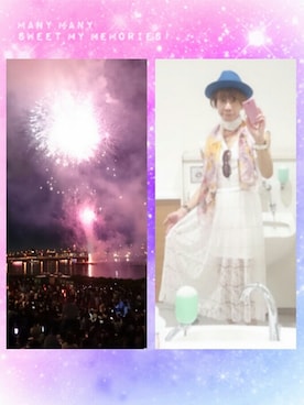 「CECIL McBEE（セシルマクビー）のアイテム（ワンピース）」を使った、LadiesLike　優稀。®さん（メンズ・171cm）の夏コーディネート