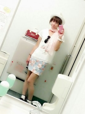 「アイテム（タイツ/ストッキング）」を使った、LadiesLike　優稀。®さん（メンズ・171cm）の夏コーディネート
