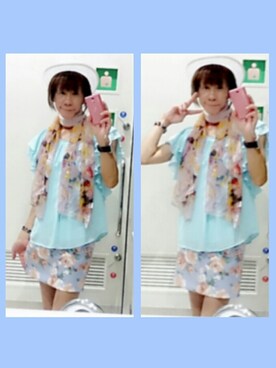 「アイテム（タイツ/ストッキング）」を使った、LadiesLike　優稀。®さん（メンズ・171cm）の夏コーディネート