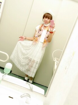 「CECIL McBEE（セシルマクビー）のアイテム（ワンピース）」を使った、LadiesLike　優稀。®さん（メンズ・171cm）の秋コーディネート