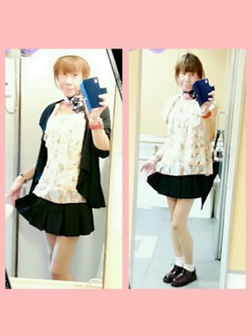 「CECIL McBEE（セシルマクビー）のアイテム（スカート）」を使った、LadiesLike　優稀。®さん（メンズ・171cm）の秋コーディネート