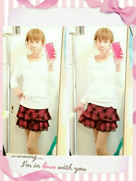 「L'EST ROSE（レストローズ）のアイテム（トップス）」を使った、LadiesLike　優稀。®さん（メンズ・171cm）の秋コーディネート