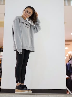 「CHROME HEARTS（クロムハーツ）のアイテム」を使った、Wakoさん（レディース・158cm）の秋コーディネート