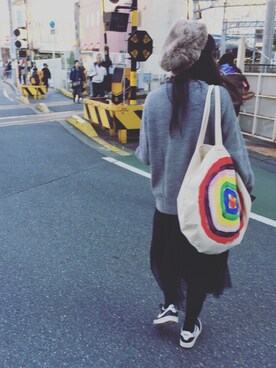 「179/WG（イチナナキュウダブルジー）のアイテム（ハンチング/ベレー帽）」を使った、ましたさん（レディース・157cm）の秋コーディネート