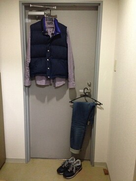 「新生活」｜「アイテム（デニムパンツ）」を使った、あしたかさん（メンズ・172cm）の春コーディネート