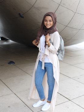 「R29UnBasicBasics」｜Bushra さん（レディース・157cm）の秋コーディネート