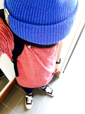 「BRIXTON（ブリクストン）のアイテム（ニットキャップ/ビーニー）」を使った、toshi54さん（メンズ・164cm）の夏コーディネート