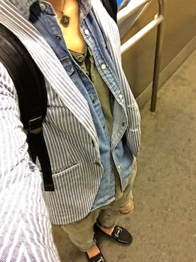 「ability（アビリティ）のアイテム（アクセサリー）」を使った、さとしさん（メンズ・180cm）の春コーディネート